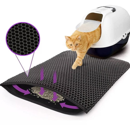 Alfombra Atrapa-Arena para Gatos "PisoLimpio"