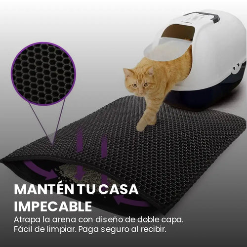 Alfombra Atrapa-Arena para Gatos "PisoLimpio" - vista alternativa