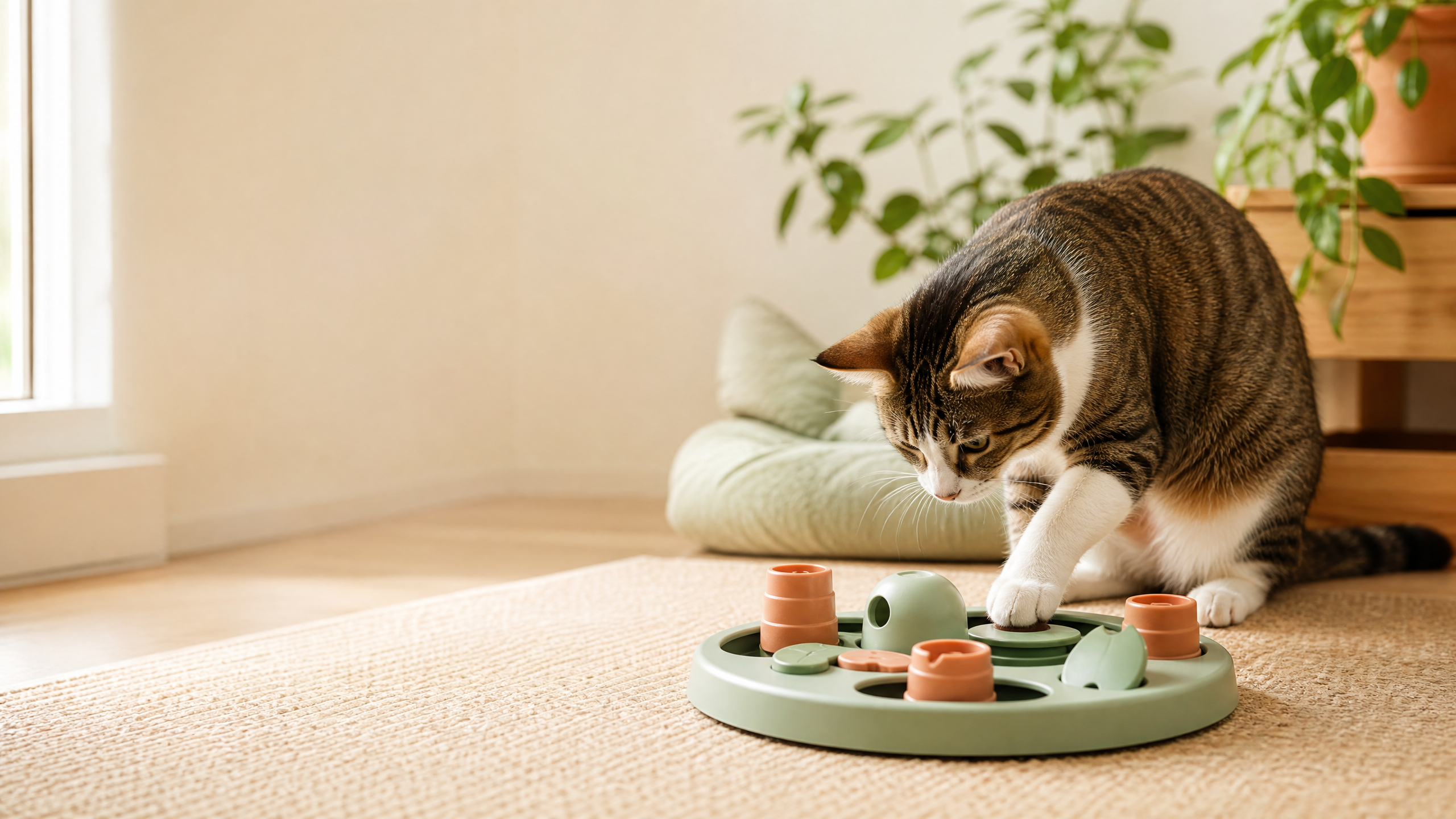 Juguetes Interactivos: Por Qué son Clave para Gatos de Interior