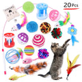 Cat Teaser Wand Play Set