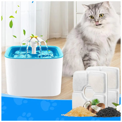 Fuente de agua eléctrica con luz AguaViva