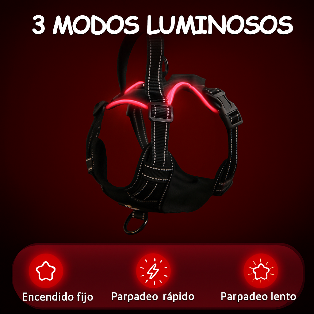 Arnés LED Ergonómico "BrilloSeguro"