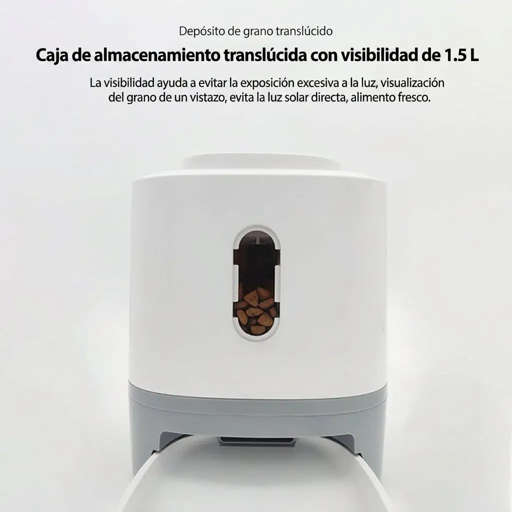 Panel de programación del dispensador ComidaFácil