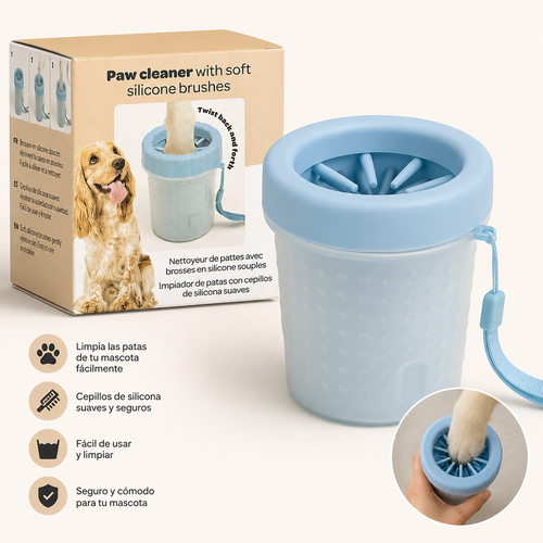 Limpiador de Patas para Mascotas "PataLimpia"