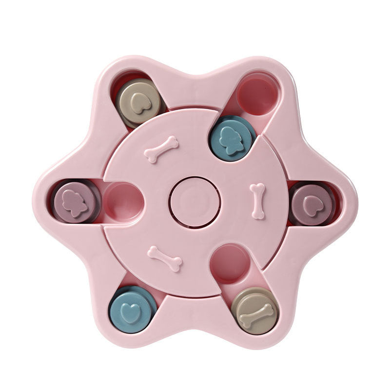 Slow Feeder Bowl — Paw Print Puzzle