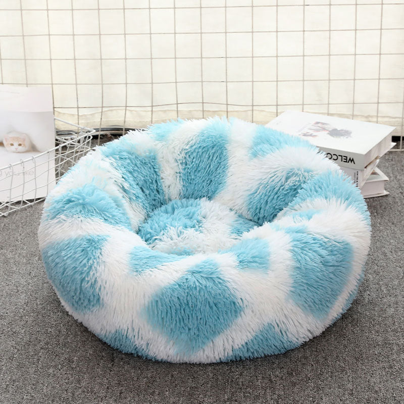 Cozy Plush Calming Pet Bed