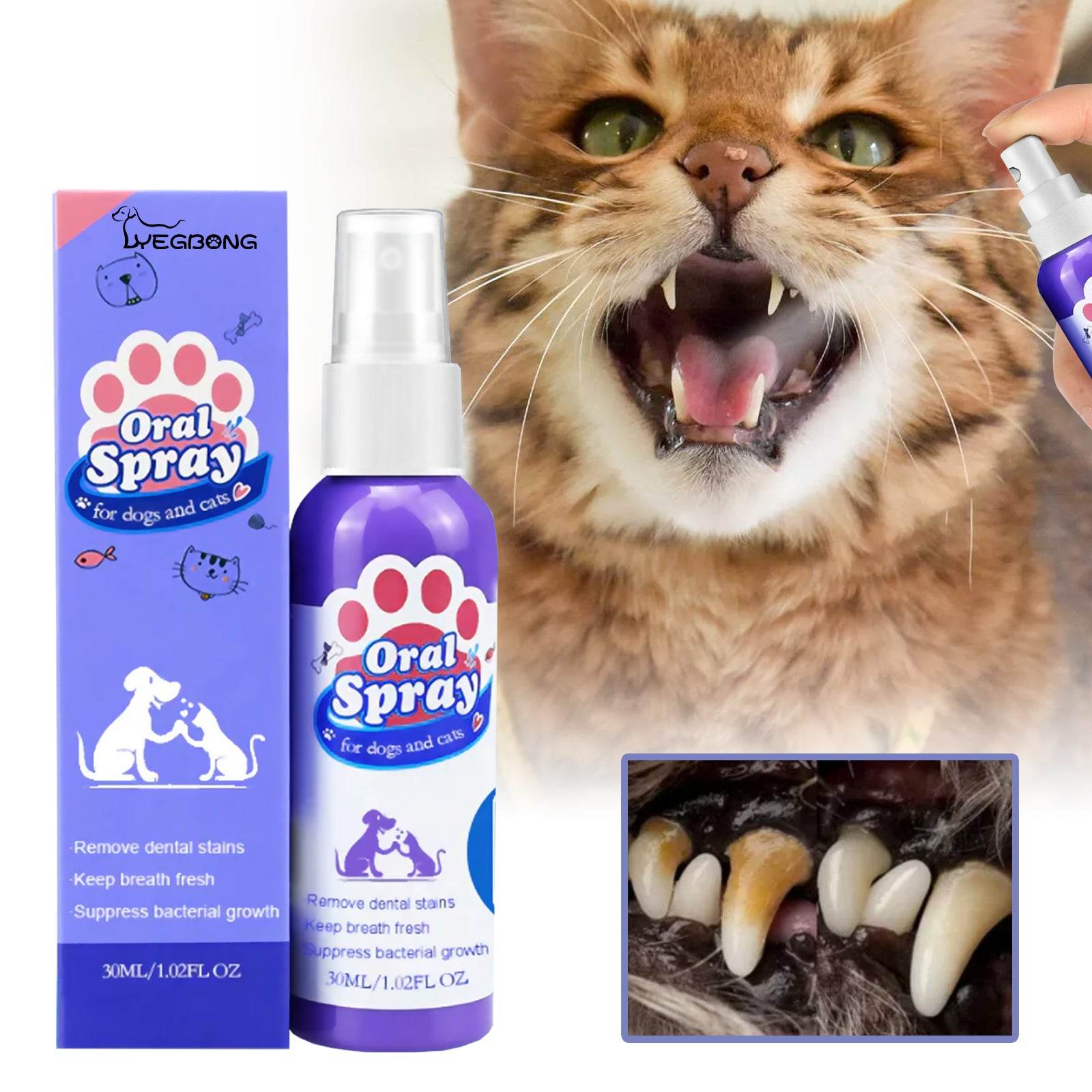 Cats & Dogs Tooth Spray - Moment Pets