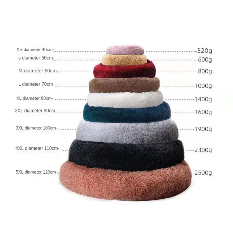 Cozy Plush Calming Pet Bed