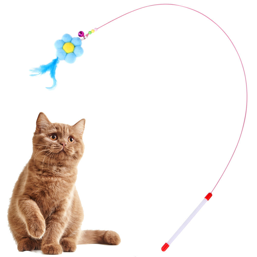 Cat Teaser Wand Play Set