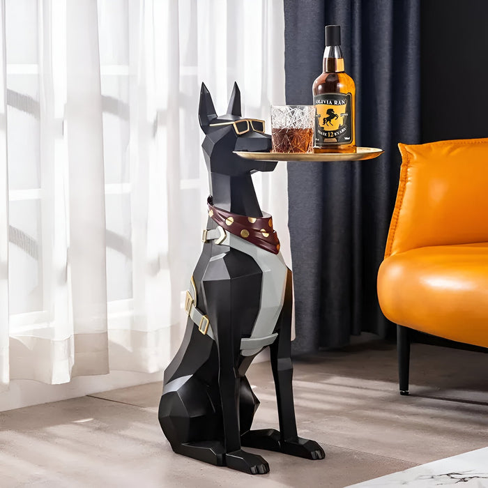 Large Nordic Dog Figurine