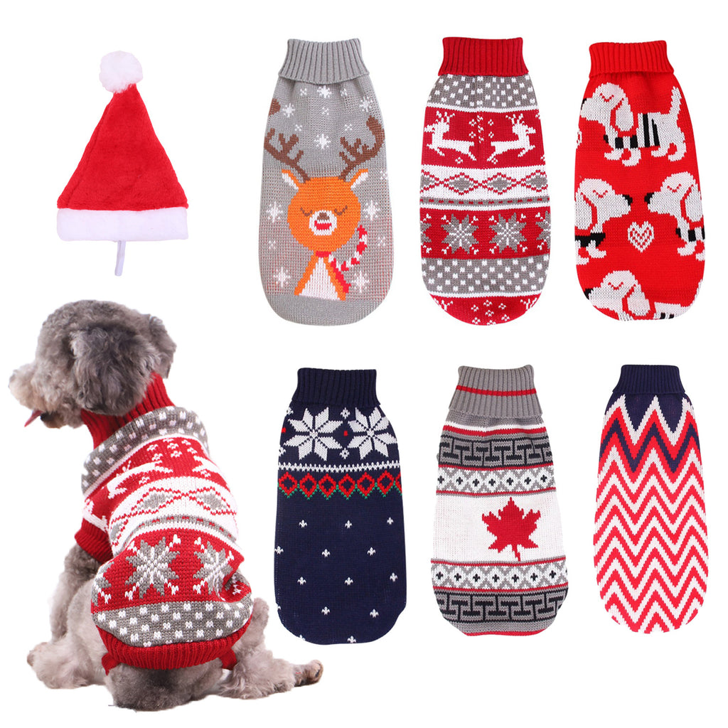 Cozy Holiday Knit Pet Sweater