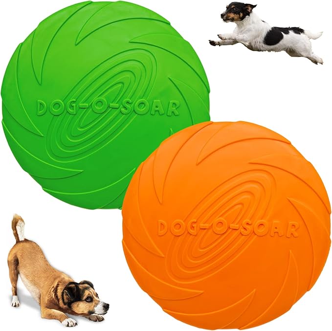 Silicone Dog Flying Disc Toy - Moment Pets