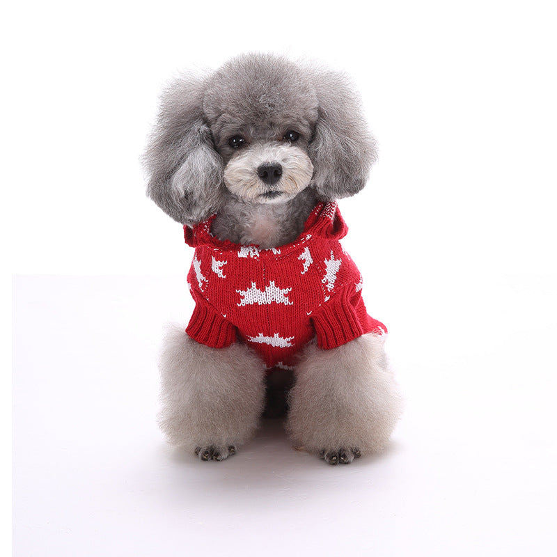 Festive Christmas Dog Sweater