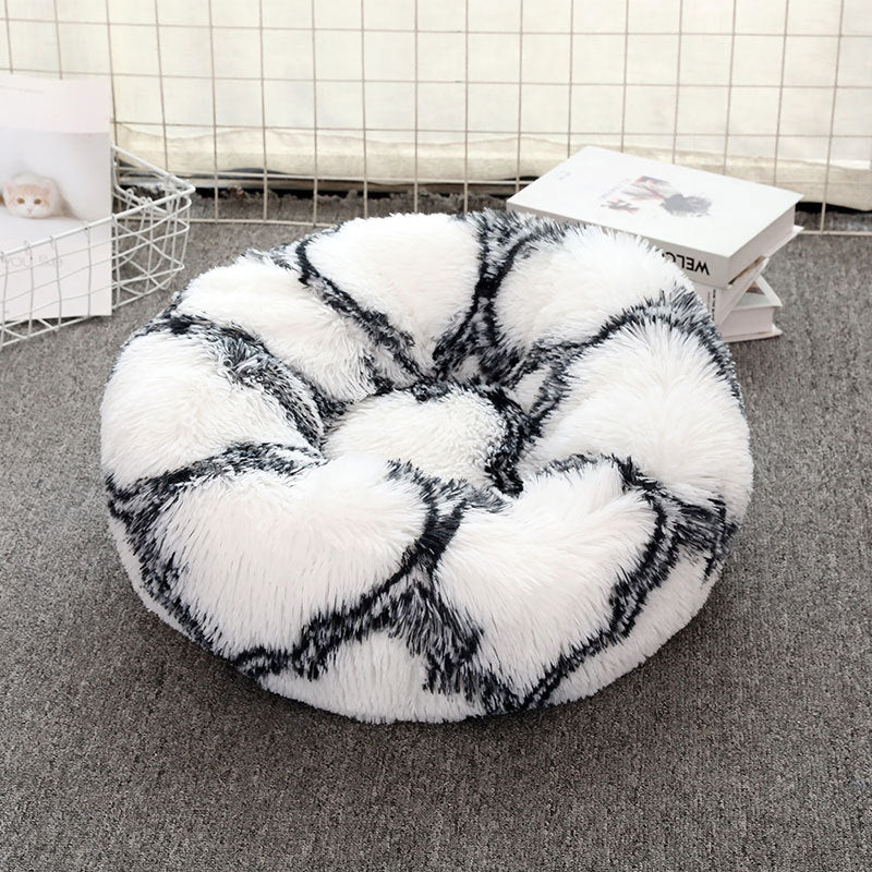 Cozy Plush Calming Pet Bed