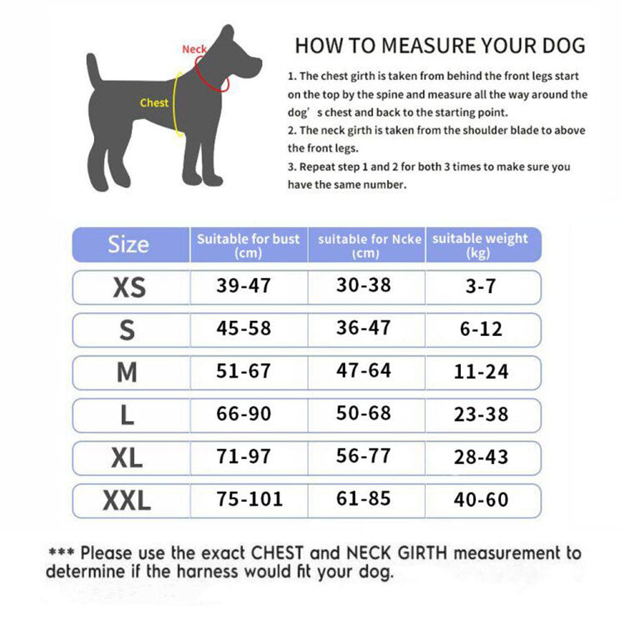 Personalized No-Pull Dog Harness — Reflective, Custom Name