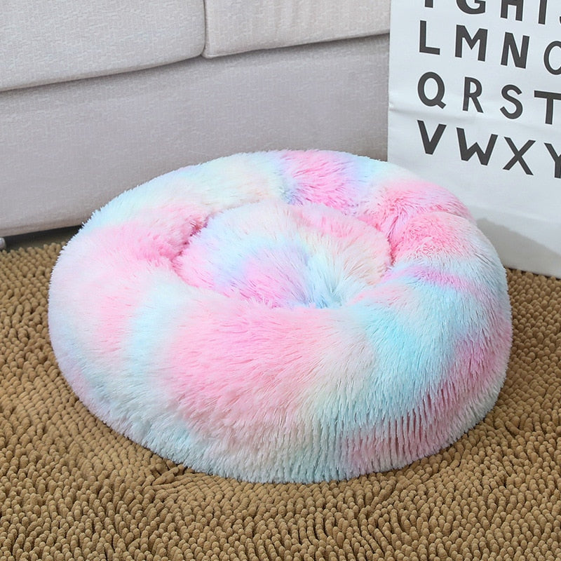 Cozy Plush Calming Pet Bed
