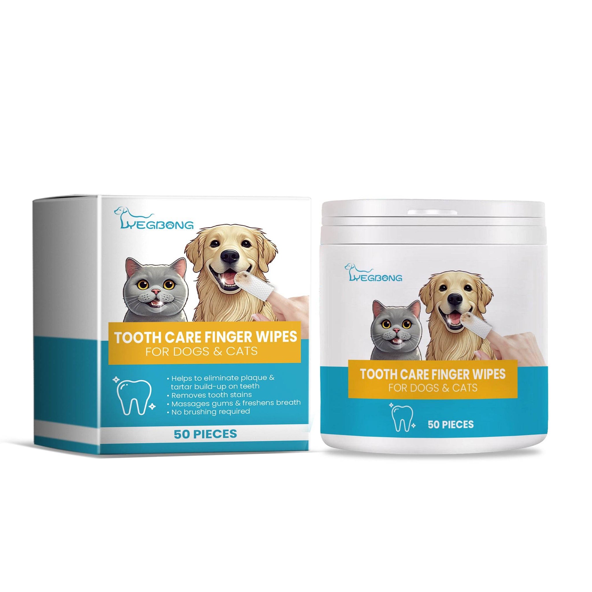 Pet Tartar Cleaning Wipes - Moment Pets