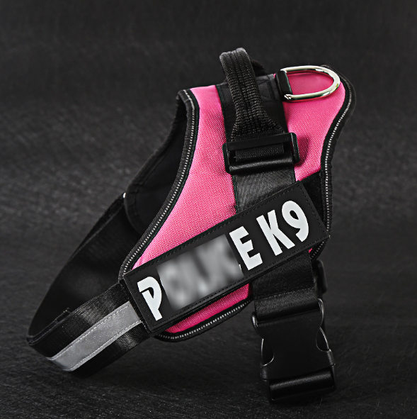 Personalized No-Pull Dog Harness — Reflective, Custom Name
