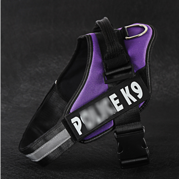 Personalized No-Pull Dog Harness — Reflective, Custom Name