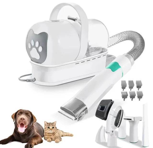 7-in-1 Pet Grooming Vacuum Kit - Moment Pets