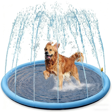 PVC thickened water spray mat for pet play