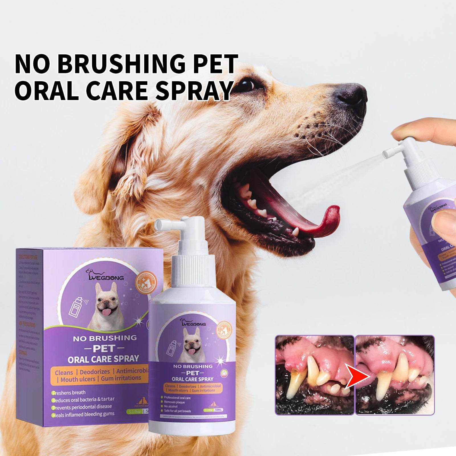 Dog & Cat Breath Spray - Moment Pets