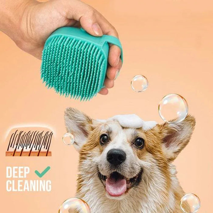 Dog Bath Massage Brush