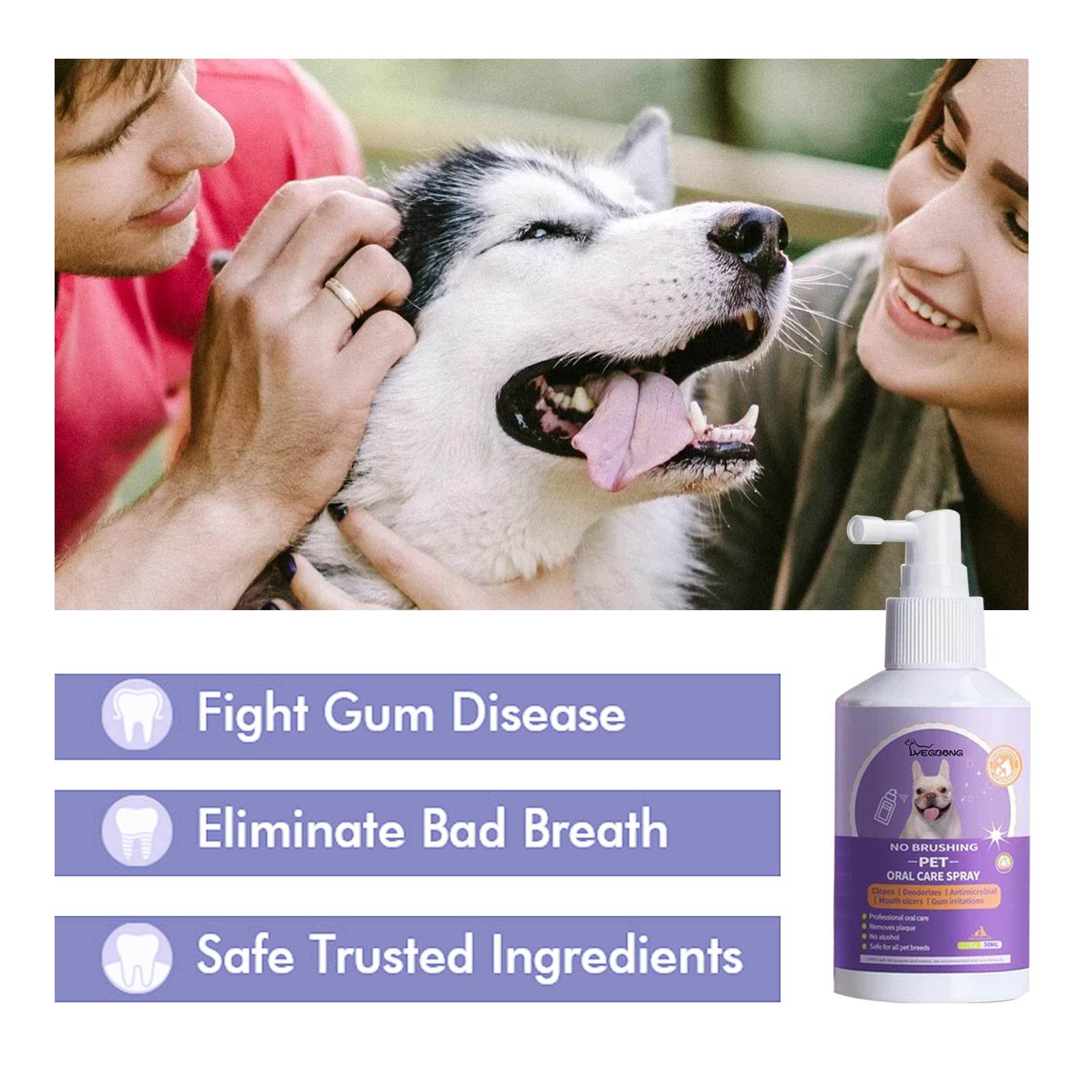 Dog & Cat Breath Spray - Moment Pets
