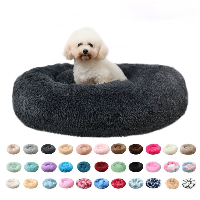 Cozy Plush Calming Pet Bed