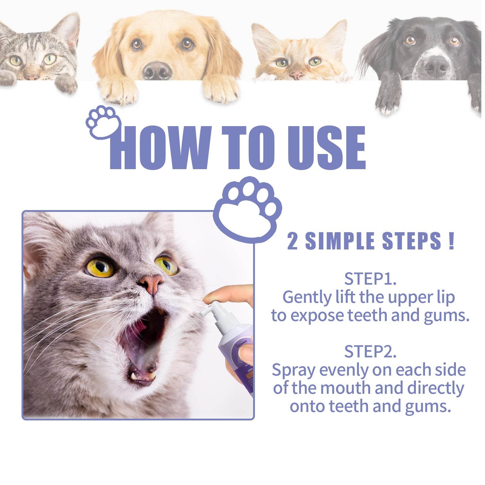 Dog & Cat Breath Spray - Moment Pets