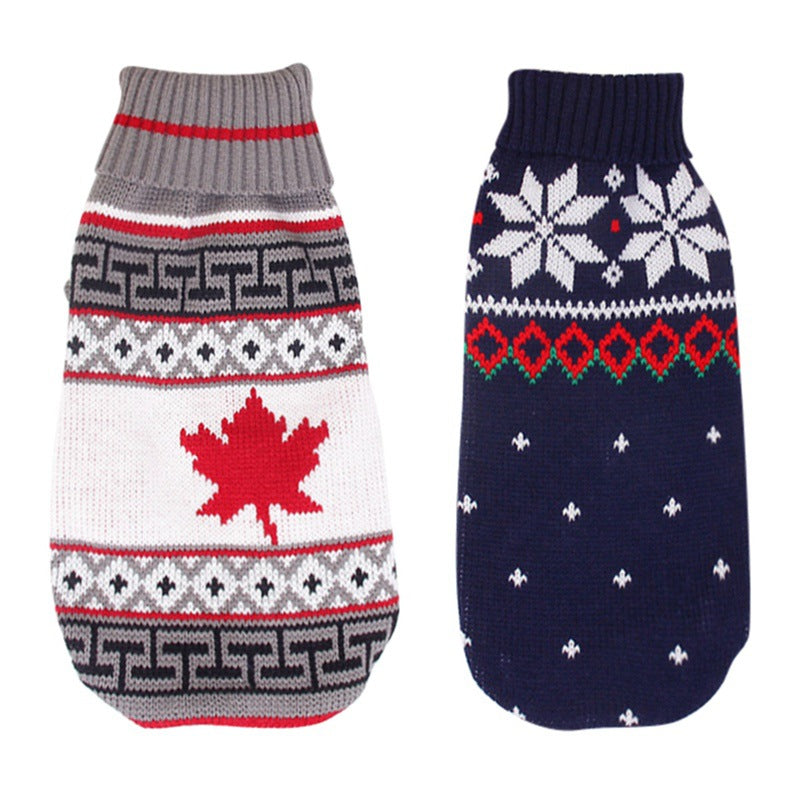 Cozy Holiday Knit Pet Sweater
