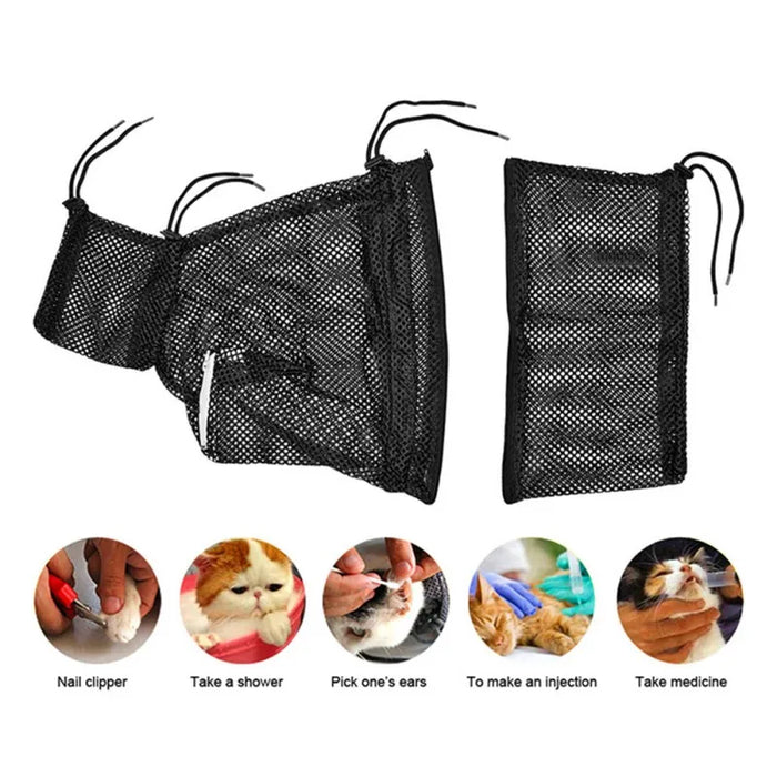 Cat Bathing Grooming Shower Bag