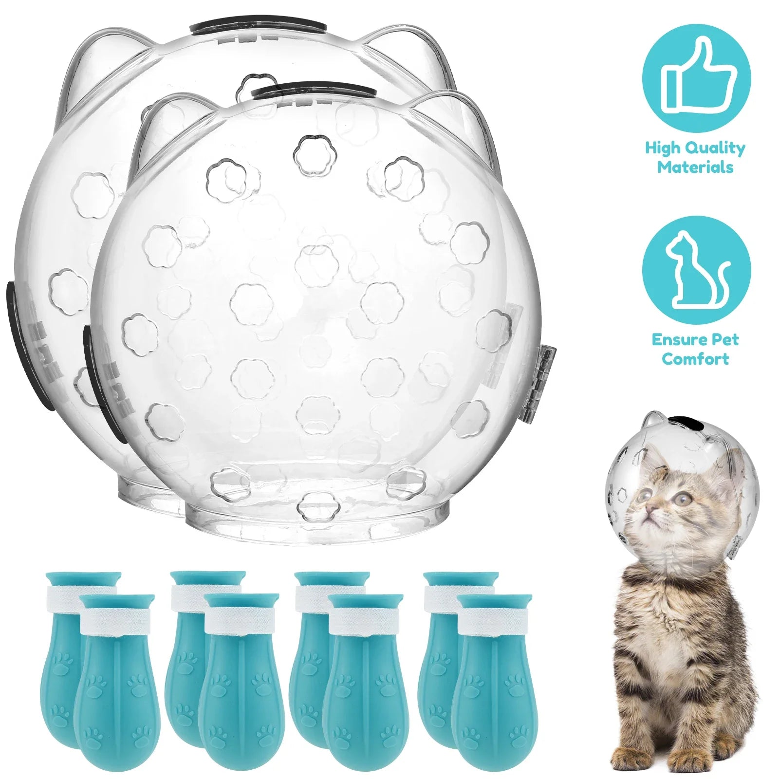 Cat Breathable Transparent Muzzle - Moment Pets