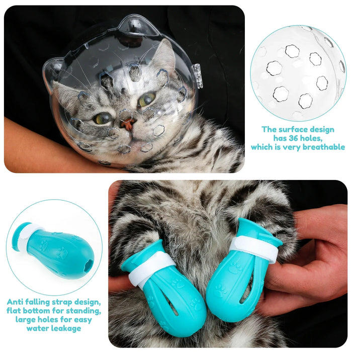 Cat Breathable Transparent Muzzle