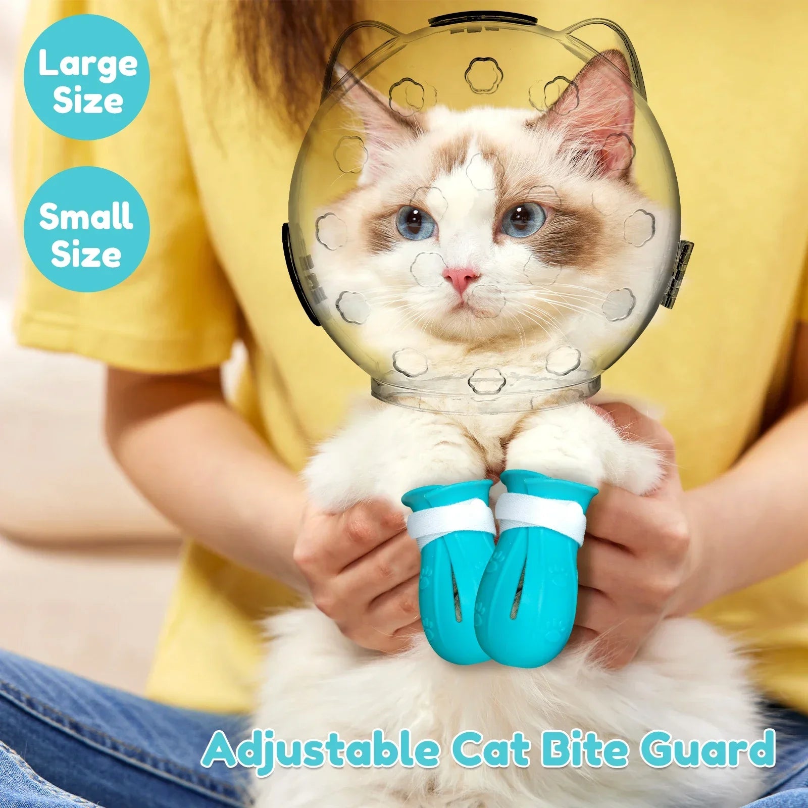 Cat Breathable Transparent Muzzle - Moment Pets