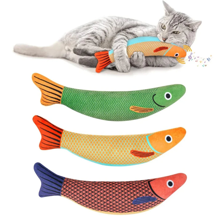 Cat Catnip 3D Simulation Fish Toy