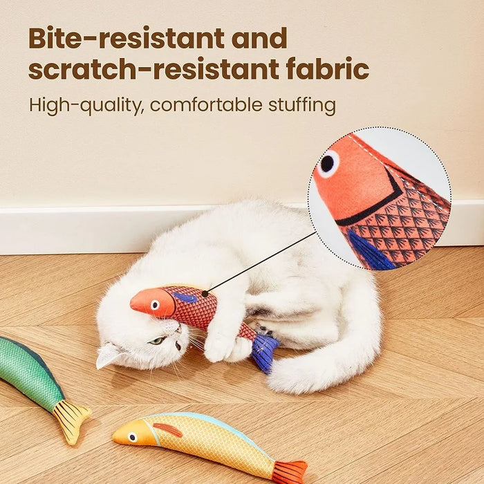 Cat Catnip 3D Simulation Fish Toy