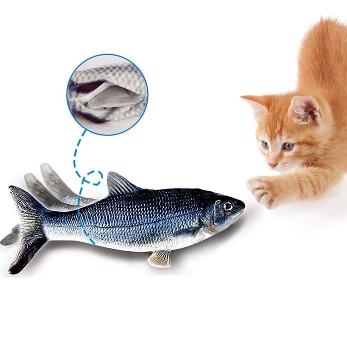 Cat Electric Floppy Fish Toy