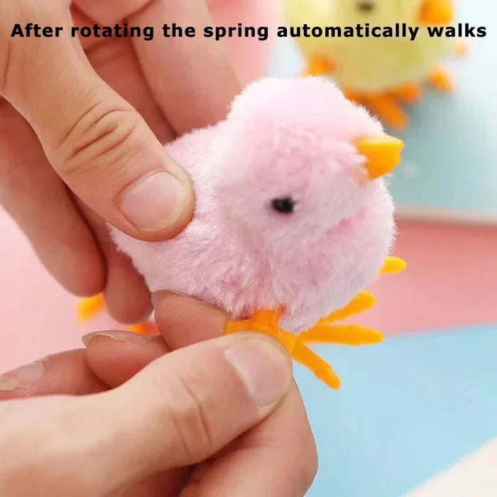 Cat Wind Up Jumping Chicken Toy