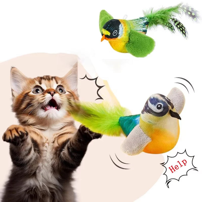 Cat Realistic Bird Sound Toy