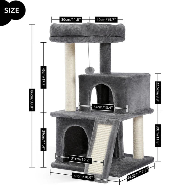 Cat Scratching Tree Luxury Tower