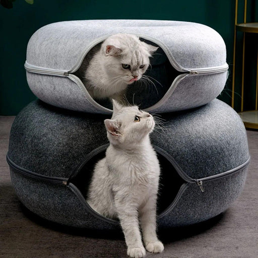 Cozy Cat Tunnel Bed - Moment Pets | Everything Your Pet Needs