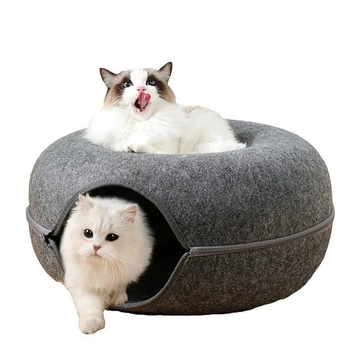 Cozy Cat Tunnel Bed - Moment Pets | Everything Your Pet Needs