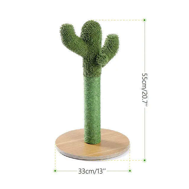 Cute Cactus Cat Tree Toy