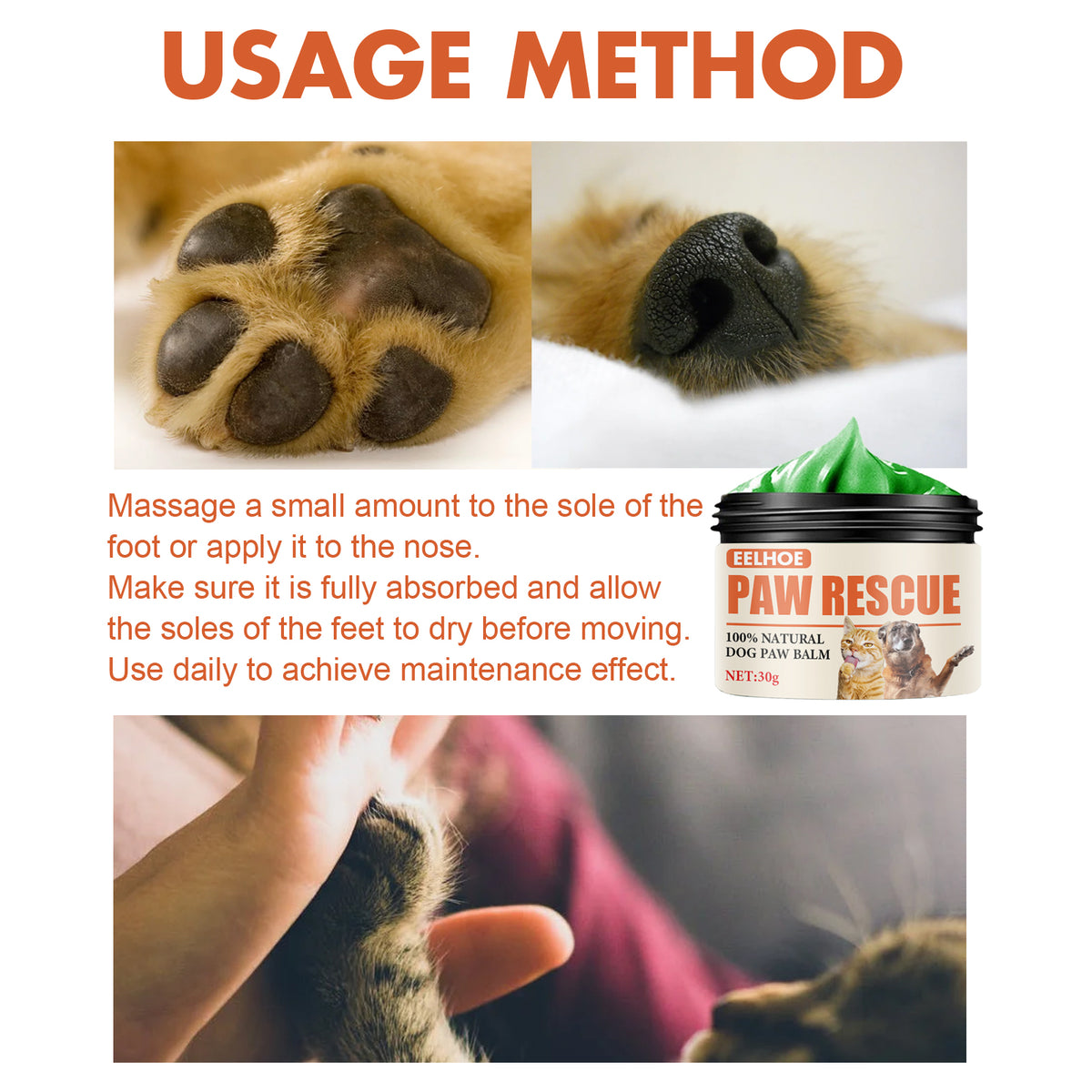 Paw Protection Balm — Winter Care