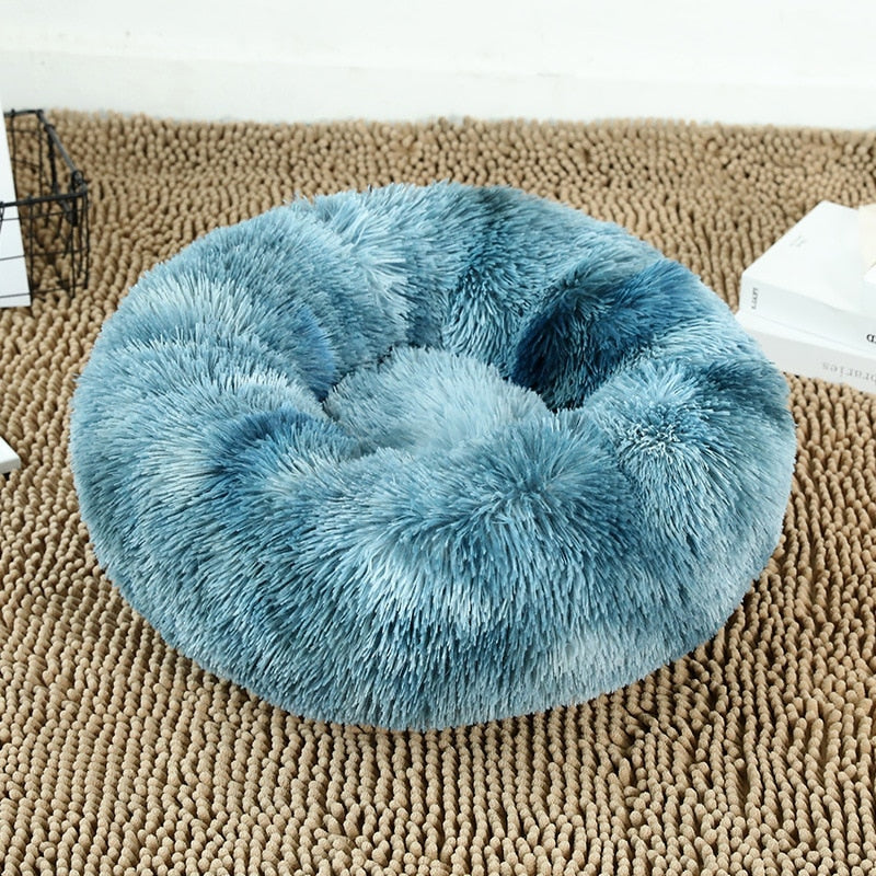 Cozy Plush Calming Pet Bed