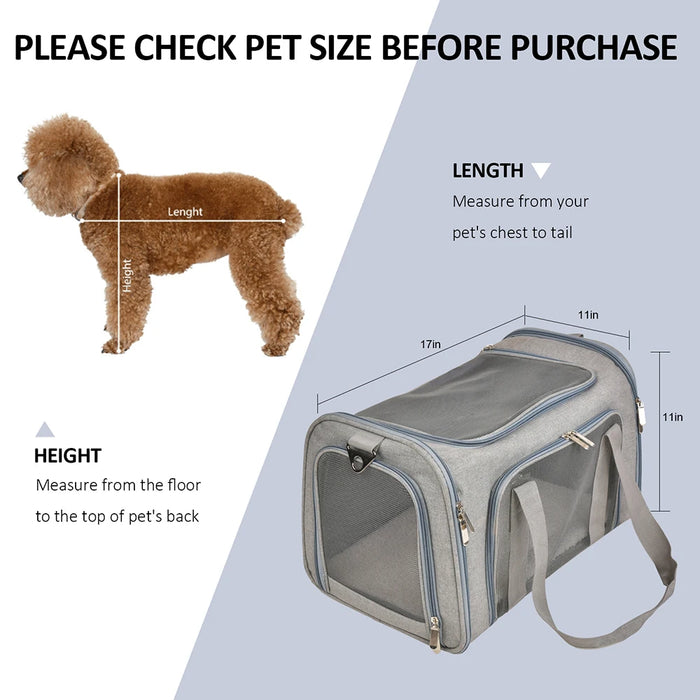 Dog Soft Side Carrier Bag