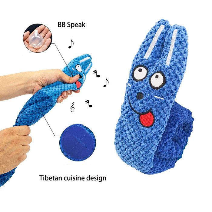 Dog Feeder Squeak Puzzle Toy