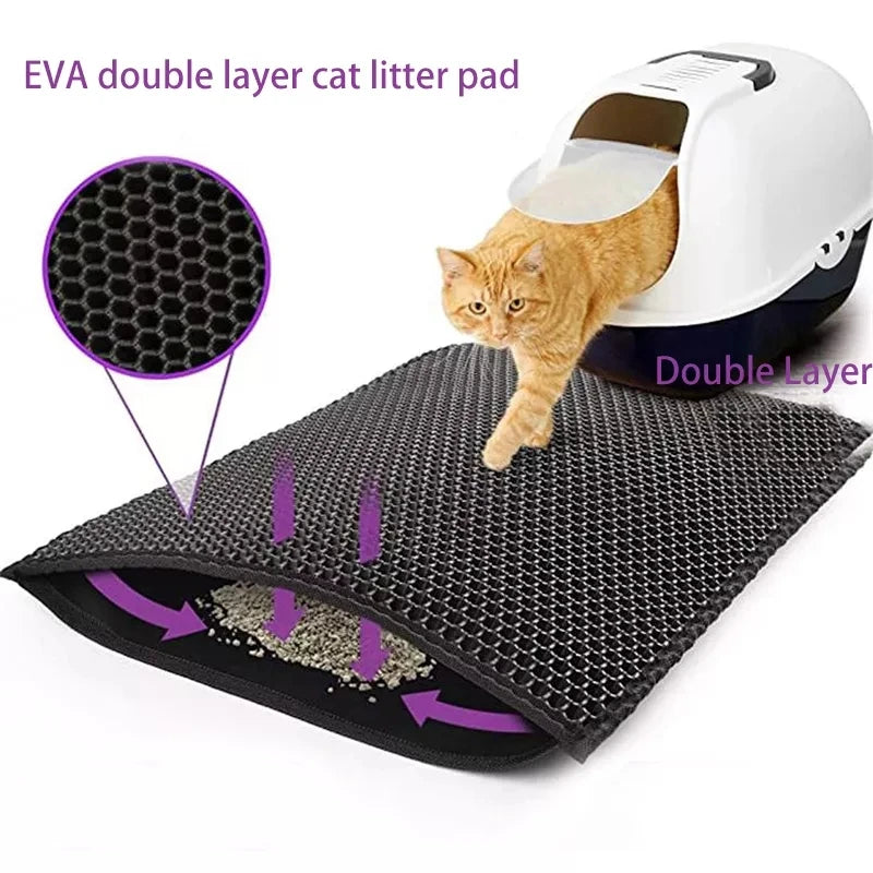 Double Layer EVA Cat Litter Pad - Moment Pets