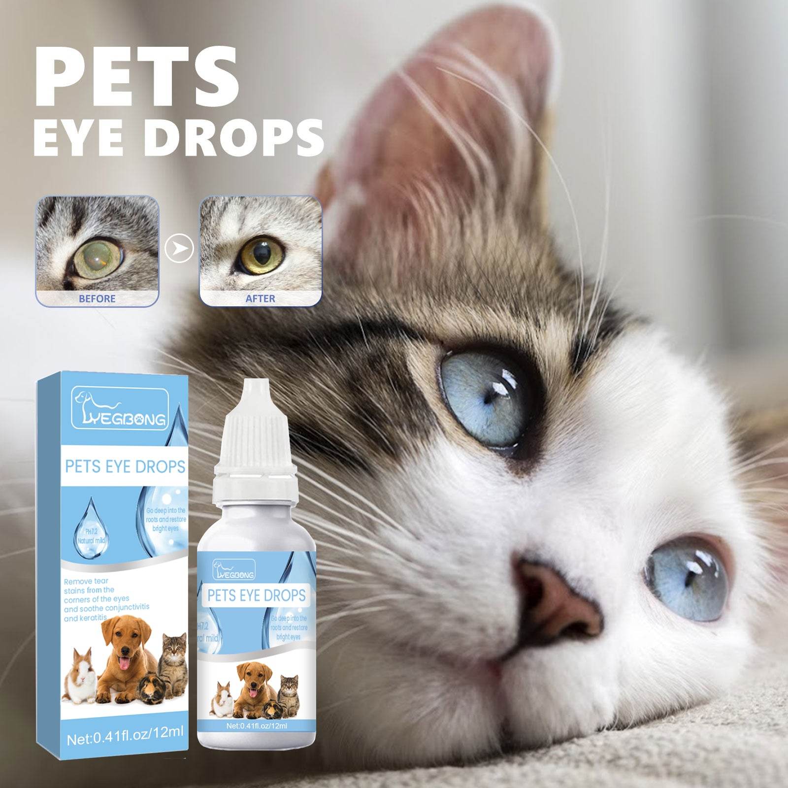Cats & Dogs Eye Cleanser - Moment Pets